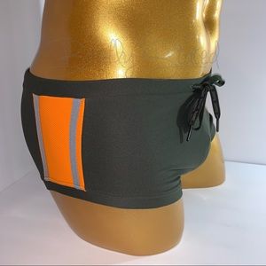 Baskit Lucky 11's Swim Trunk - Military Green (S)